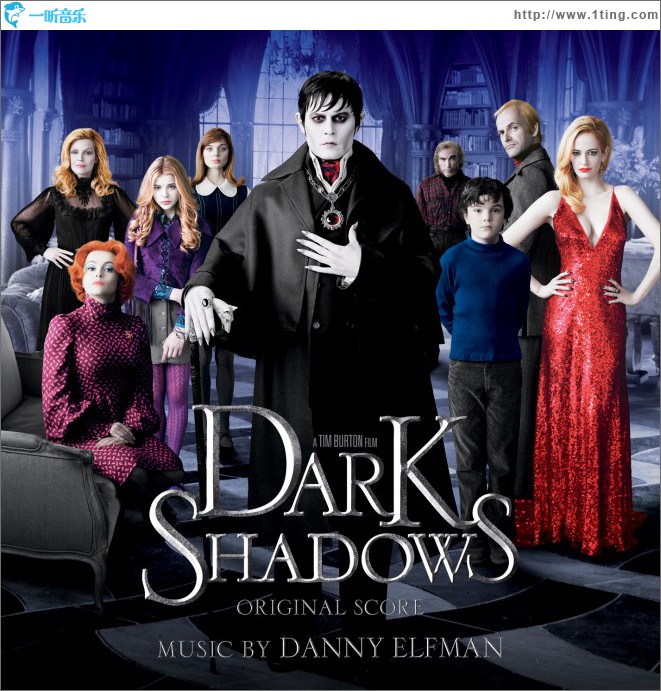 专辑封面:黑暗阴影 dark shadows: original score (soundtrack)