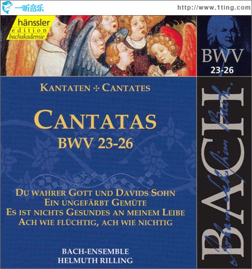 Bachakademie 008- Kantaten BWV 23-26
