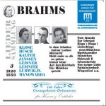 《Brahms Edition Vol. 3 DG 449 611-2》