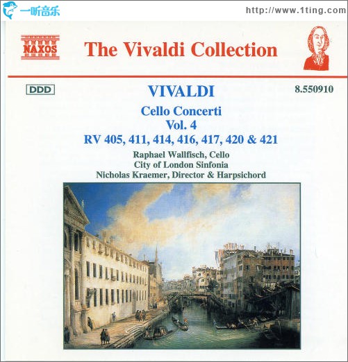Vivaldi- Cello Concerti. Vol. 4