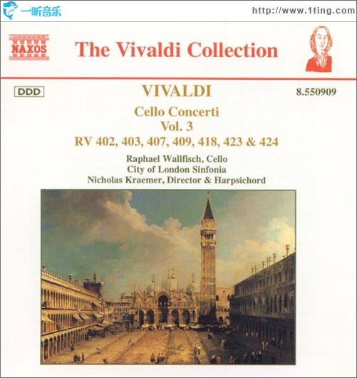 Vivaldi- Cello Concerti. Vol. 3