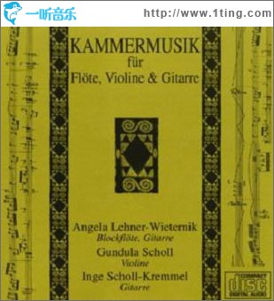 Kammermusik fur Flote - CD 1