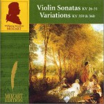 Volume 4(CD9) Violin Sonatas kv26-31 Variations 359,360