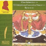 Volume 7(CD09) Missa Solemnis KV 337, Coronation Mass KV 317, Kyrie KV 341