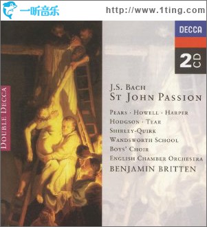 Benjamin Britten (1972) - St. John Passion (cd 1) - in englisch!
