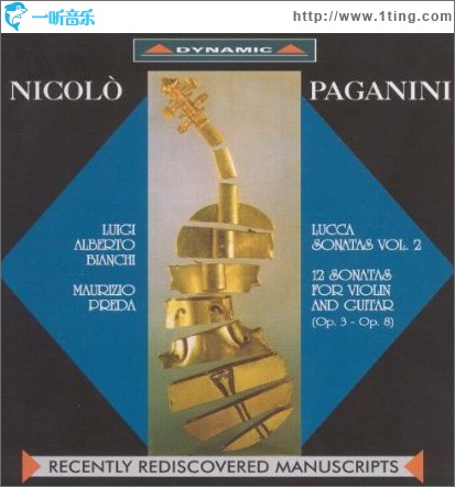 Nicolo Paganini- Lucca Sonatas Vol.2