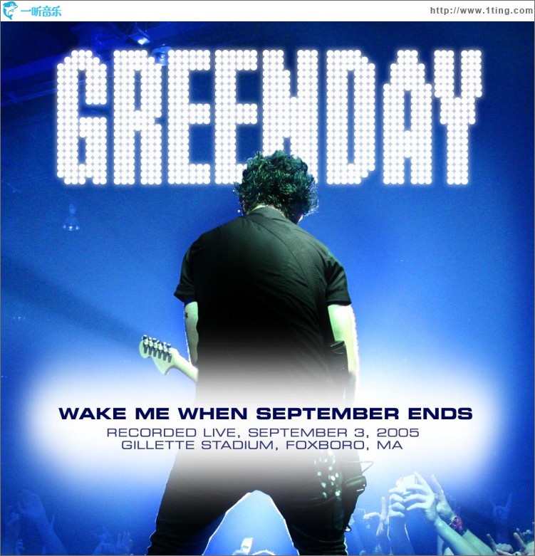 专辑封面:wake me up when september ends (live dmd single)