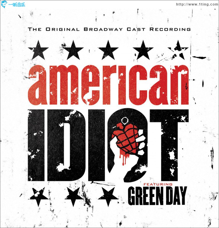 专辑封面:the original broadway cast recording "american idiot"