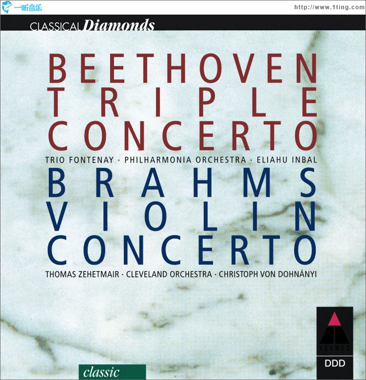 Beethoven : Triple Concerto & Brahms : Violin Concerto