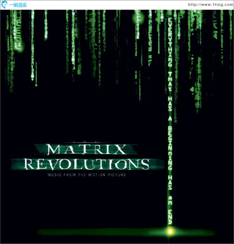 专辑封面:matrix revolutions: the motion picture soundtrack (uk