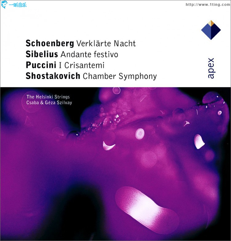Schoenberg / Sibelius / Shostakovich / Puccini : Works for Strings