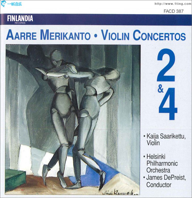 Aarre Merikanto : Violin Concertos 2 & 4