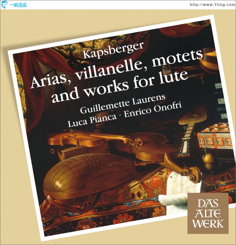 Kapsberger : Works for Soprano and Lute (DAW 50)
