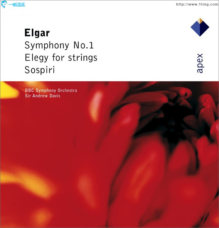 Elgar : Symphony No.1, Elegy & Sospiri - Apex