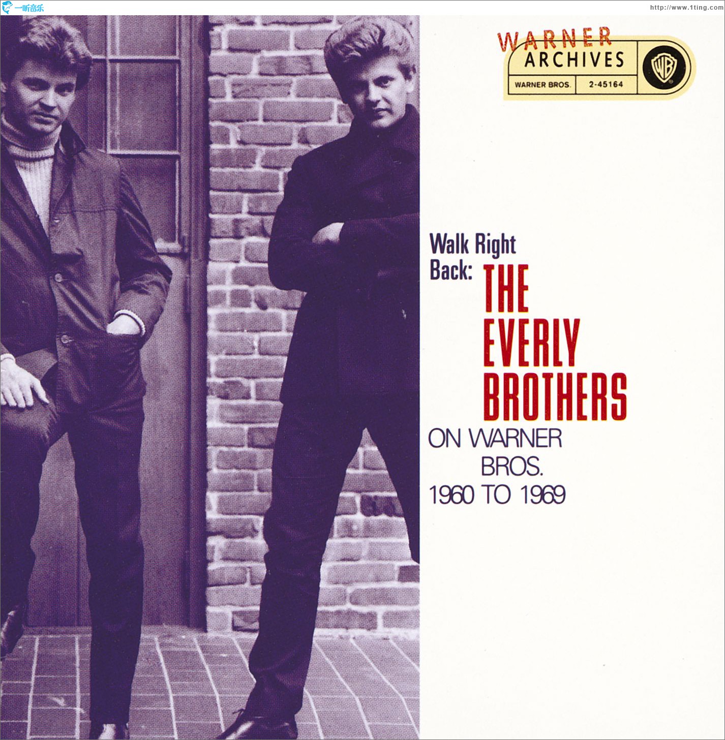 专辑封面walkrightbacktheeverlybrothersonwarnerbros19601969