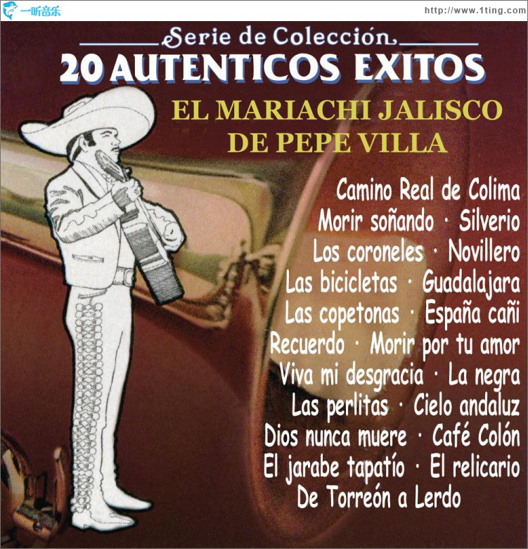 serie de colección 20 auténticos exitos con el mariachi