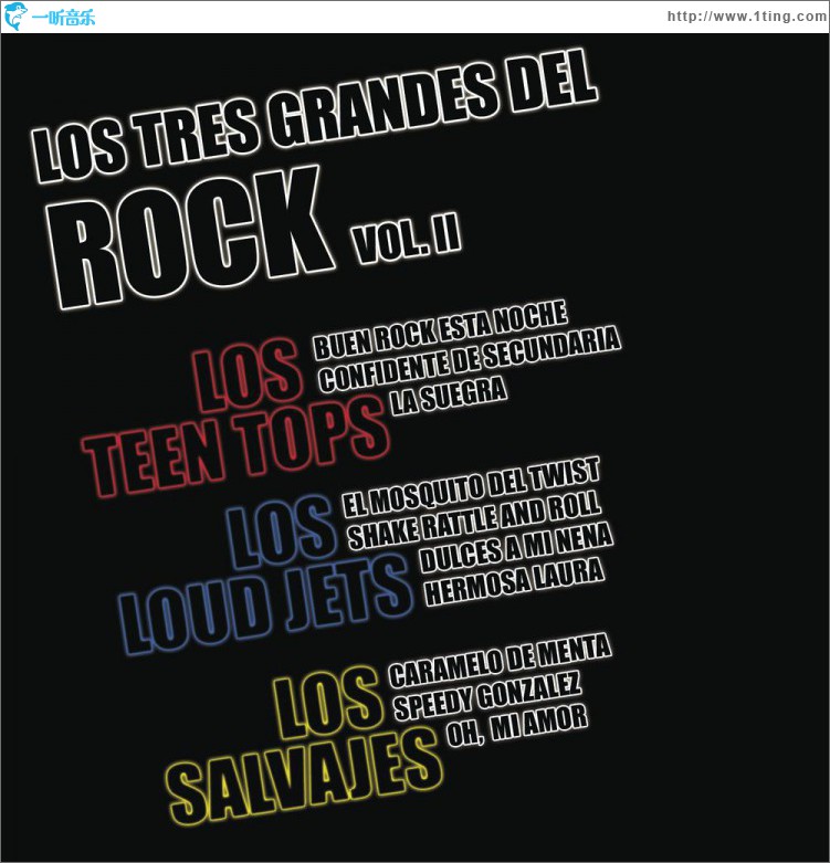 Los Tres Grandes del Rock, Vol. II