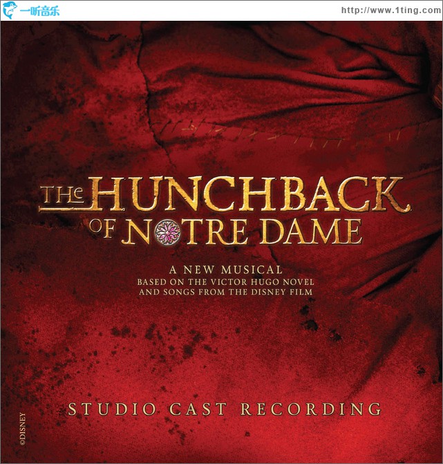 专辑封面:the hunchback of notre dame (studio cast recording)