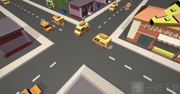 模拟过十字路口3d