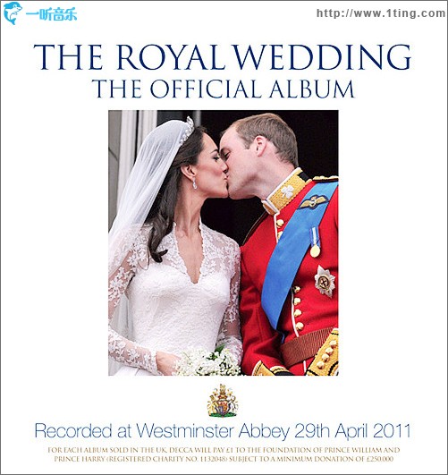 威廉&凯特皇室婚礼官方专辑 The Royal Wedding – The Official Album
