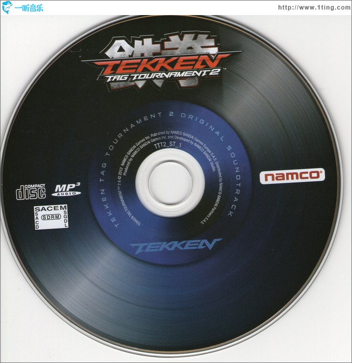 铁拳 Tekken TAG Tournament 2 Original Soundtrack and Remixes Disc 1
