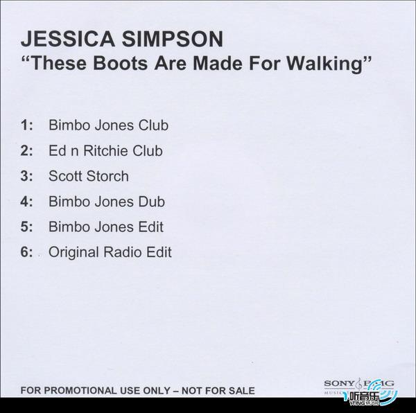 These Boots Are Made for Walking(促销非卖品)