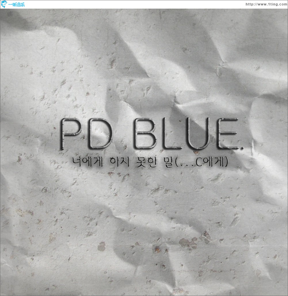 PD BLUE - 너에게 하지 못한 말 (...C에게)