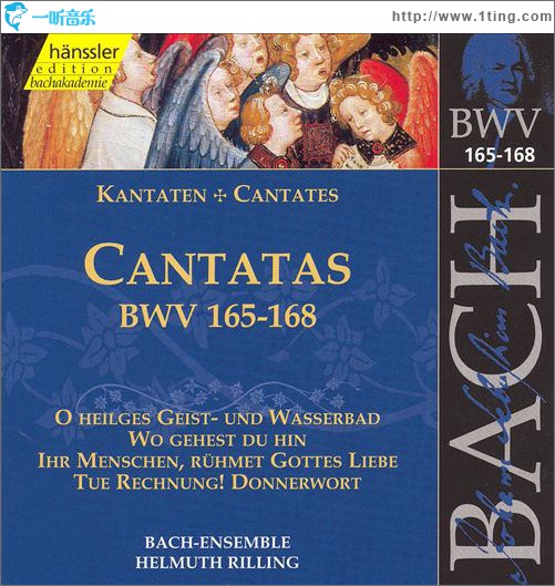 Kantaten BWV 165-168 Bach-Ensemble CD 92.050