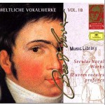 Secular Volcal Works Disc 1