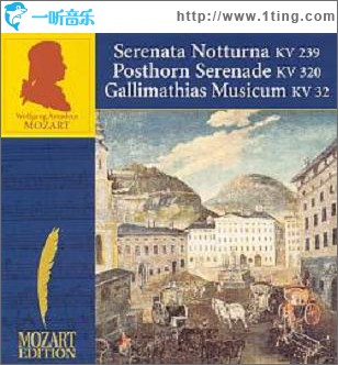 Volume 3(CD7) Serenata Notturna KV 239, Posthorn Serenade KV 320m Gallimathia