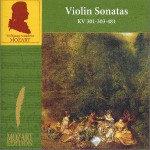 Volume 4(CD13) Violin Sonatas KV 301-303-481