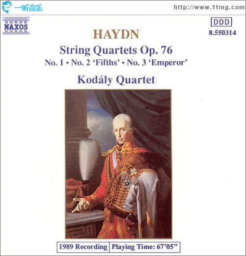 String quartets, op.76 nos.1-3