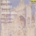 Atlanta Symphony & Chorus - FaurRequiem, Op. 48 and DuruflRequiem, Op. 9