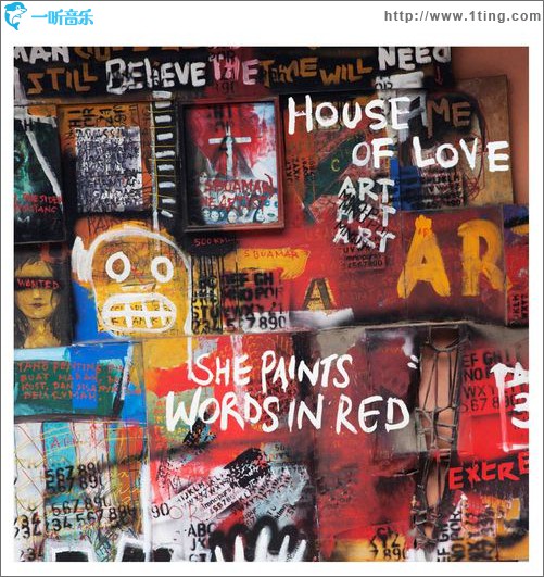 She Paints Words In Red