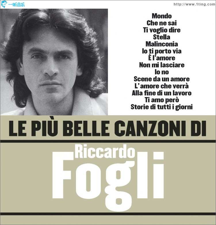 Le più belle canzoni di Riccardo Fogli