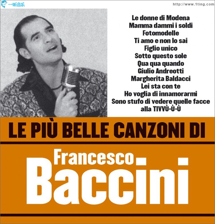 Le più belle canzoni di Francesco Baccini