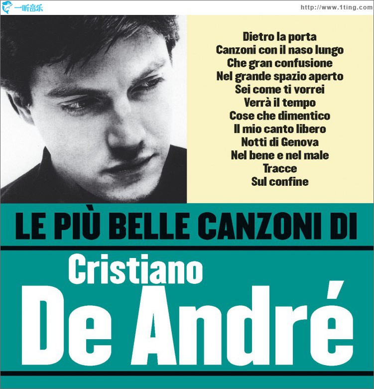 Le più belle canzoni di Cristiano De André