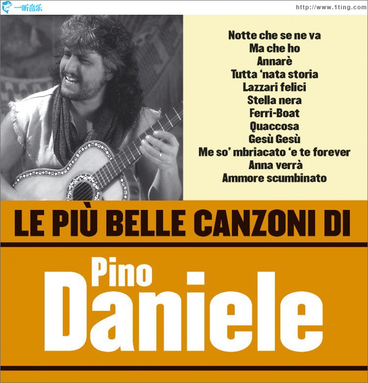 Le più belle canzoni di Pino Daniele