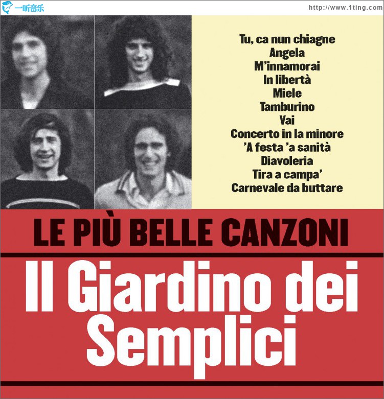 Le più belle canzoni del Giardino dei Semplici