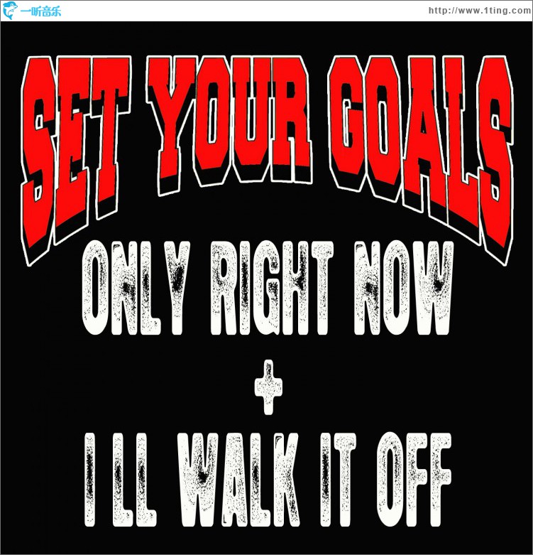 Only Right Now + I'll Walk It Off