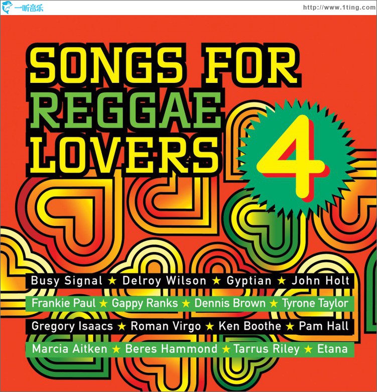 Songs For Reggae Lovers Vol. 4