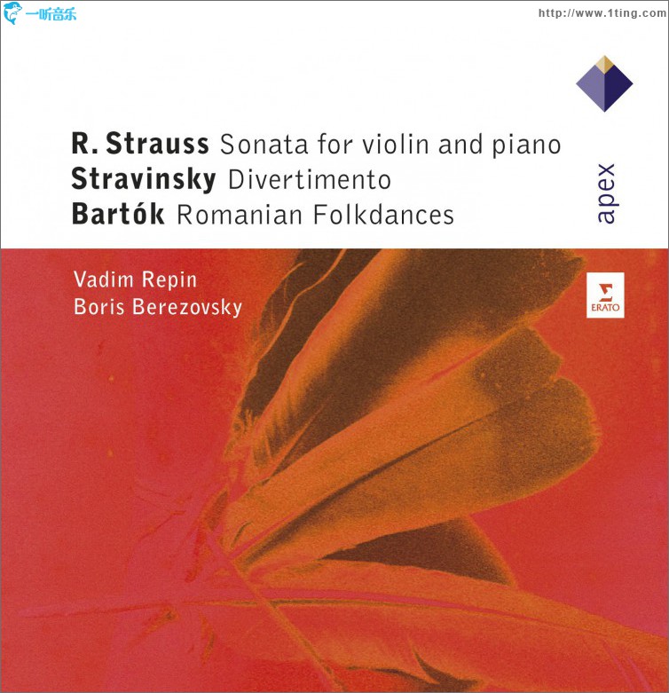 Strauss, Stravinsky & Bartók : Violin Sonatas