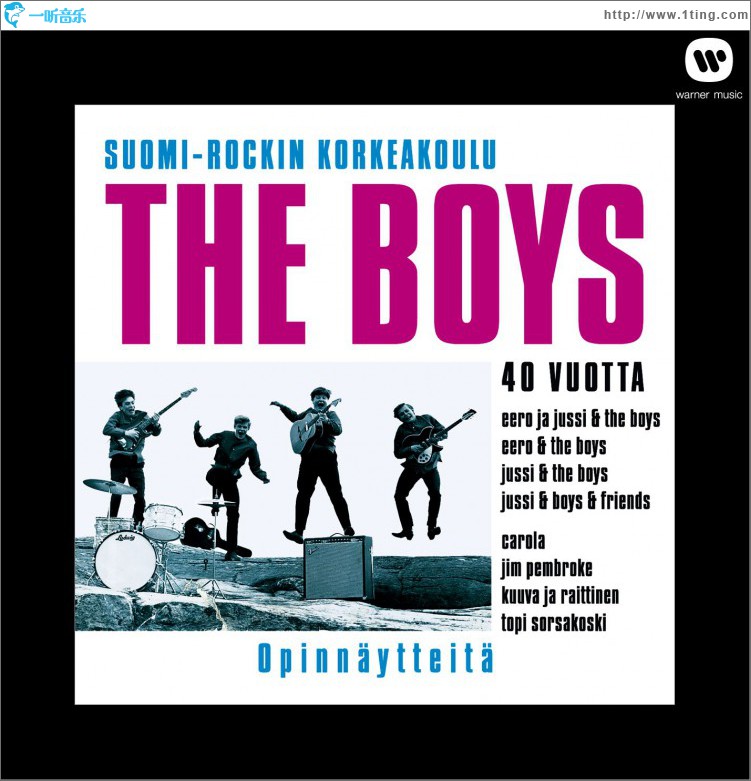 (MM) Suomirockin korkeakoulu - The Boys 40 vuotta