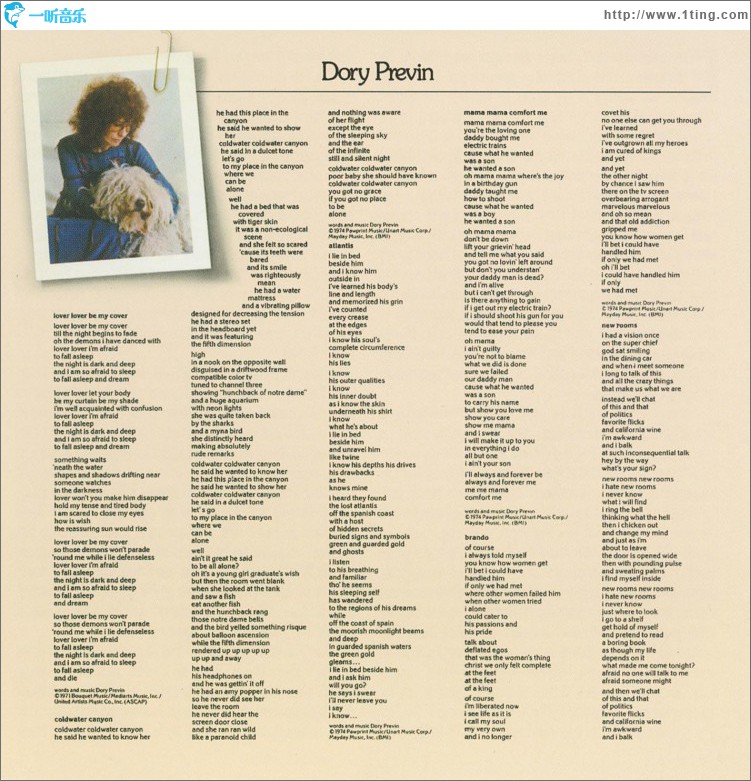 Dory Previn