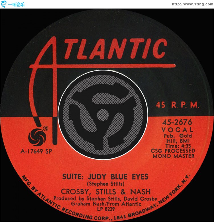 Suite: Judy Blue Eyes / Long Time Gone [Digital 45]