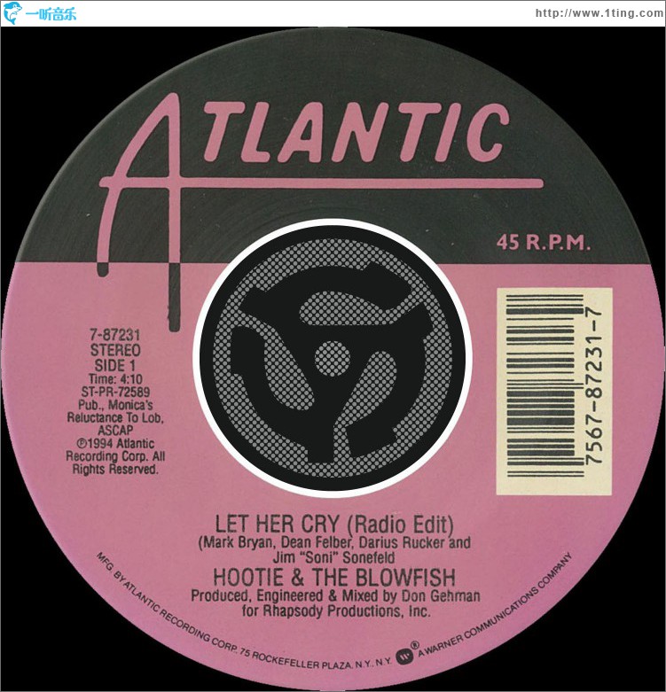 Let Her Cry / Hold My Hand [Radio Edit] [Digital 45]