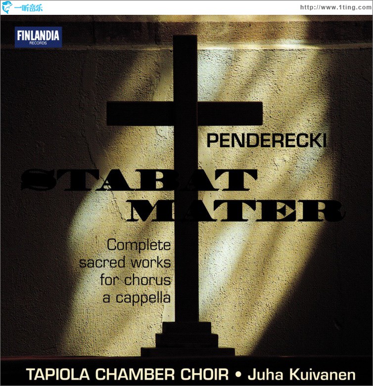 Penderecki Stabat Mater - Compl Sacred Works for Chorus A Cap