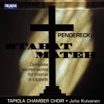 Penderecki Stabat Mater - Compl Sacred Works for Chorus A Cap详情