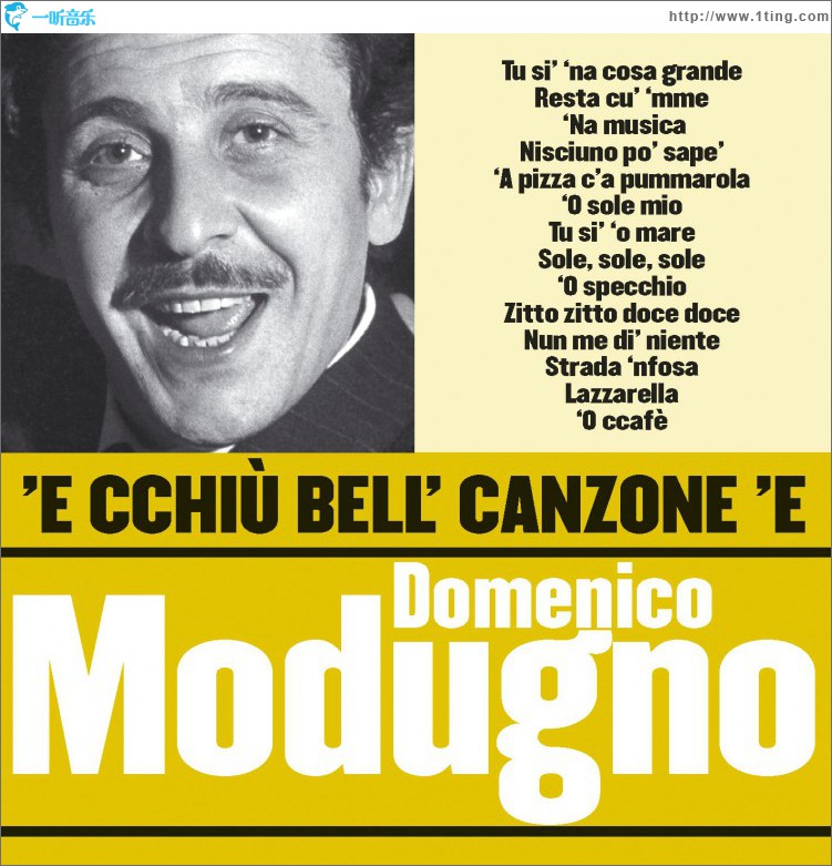 'E cchiù bell' canzone 'e Domenico Modugno