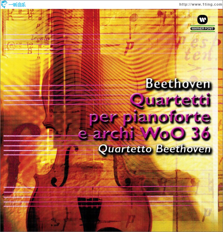 Tre quartetti per pianoforte: nn. 1 - 2 - 3 WoO 36